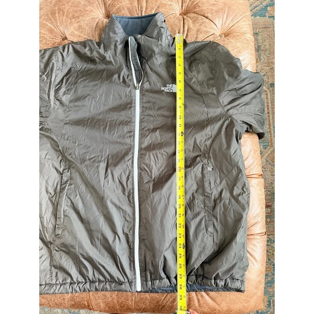 The North Face Mens XL Olive Brown Insulated Full Zip Jacket AQKW F09